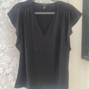 Women's WHITE HOUSE BLACK MARKET Black Blouse Size Small